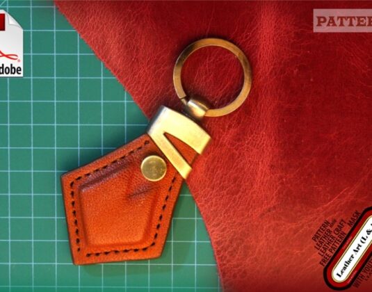 Выкройка брелок для ключей